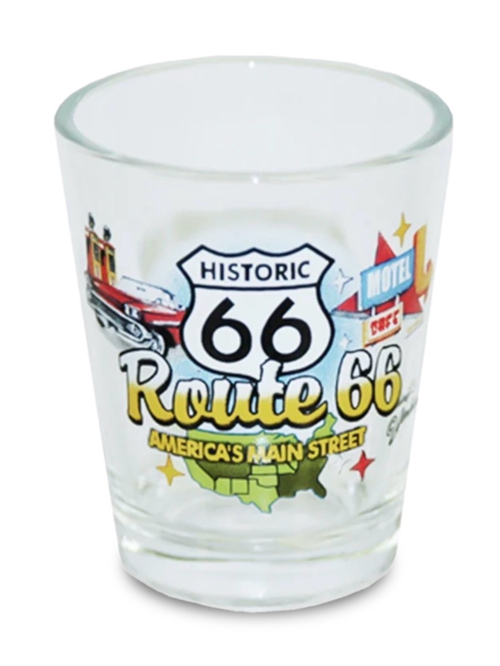 Vintage Route 66 Shot Glass